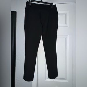 Liz Claiborne Ponte Pants, Black, Size Large